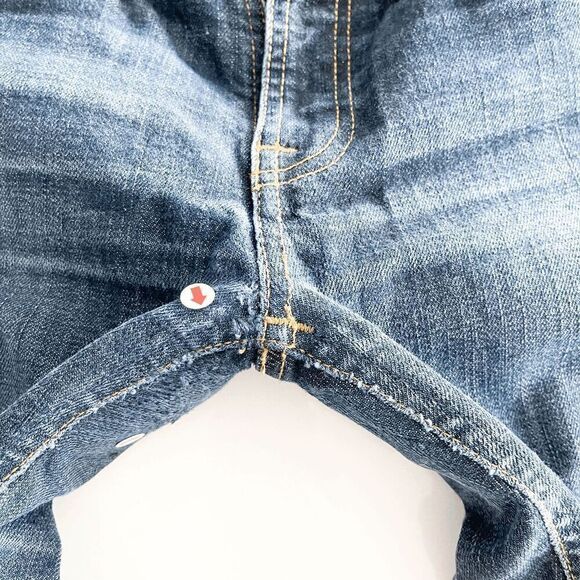 Nudie Jeans Co Womens Tight Long John Classic Denim Skinny Jeans Blue Size 27x34 - Picture 13 of 14